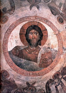 freska feofana greka 213x300 Церковь Спаса Преображения на Ильине
